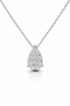 18K White Gold with Natural Diamond & South Sea Pearl-Saleh Sallom