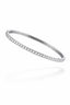 Diamond Line Gold Bangle Bracelet-Saleh Sallom