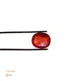 Natural Red-Orange Sapphire – Certified by GIA | 5.18 Carats | Report No. 6485353710