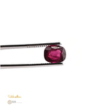 Natural Rhodolite Garnet – Certified by GIA | 5.74 Carats | Purplish Red | Report No. 2486354153