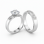 Rhodium-Plated Sterling Silver (Couple Set)-Saleh Sallom