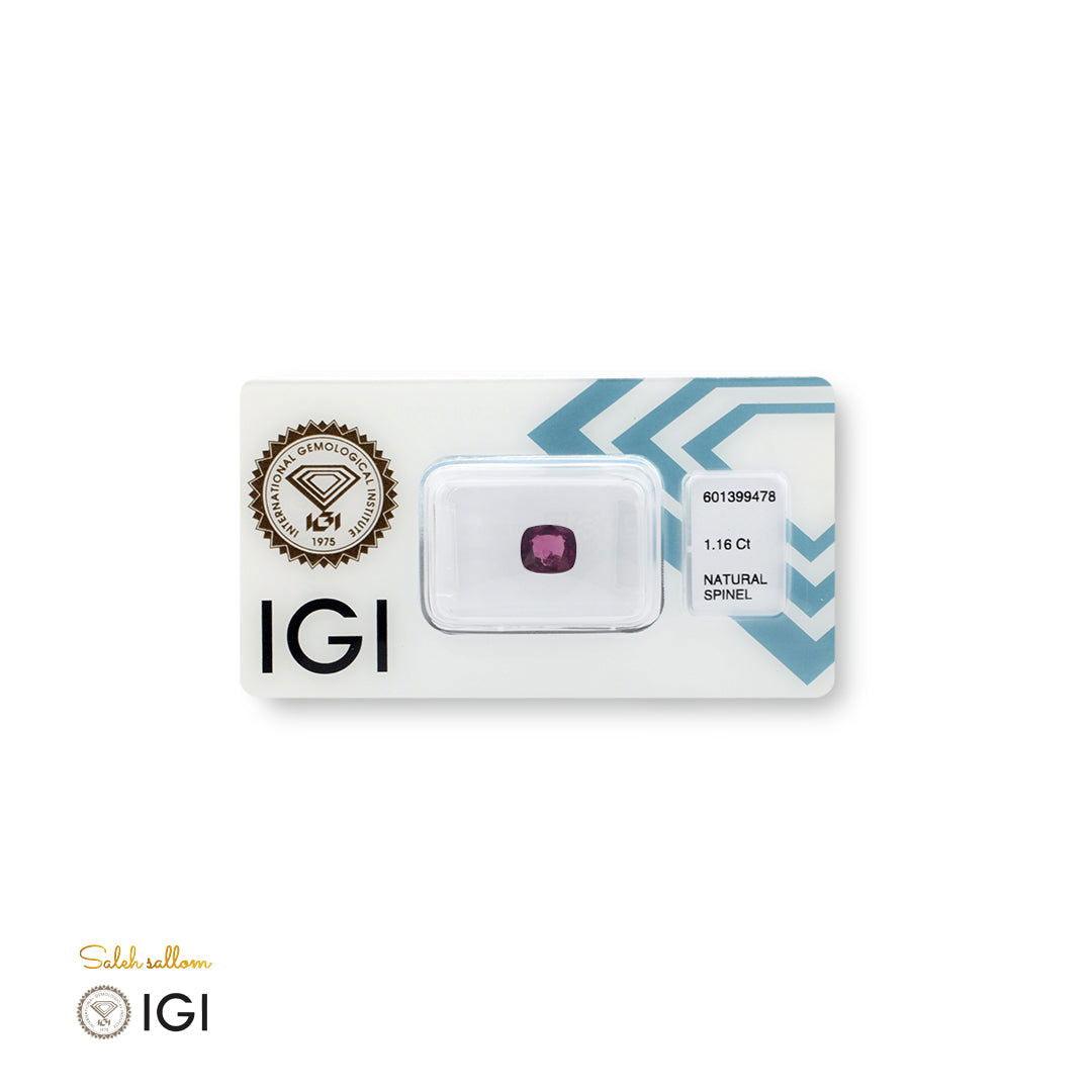 Natural Spinel - 1.16 ct - Saleh Sallom