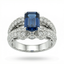 Natural Blue Sapphire & Diamond Ring | 1.49 Ct Diamonds | Luxury Statement | Saleh Sallom-Saleh Sallom