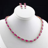 Ruby Necklace Set By Saleh Sallom