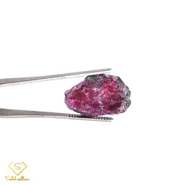 31.94 Ct Natural Purplish Red Ruby Rough Crystal | Unheated Tanzania Ruby Collector Specimen