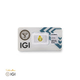 Yellow Sapphire with Lead Glass – Certified by IGI | 2.73 Carats | Report No. 601399946