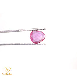 1.65 Ct Natural Pink Sapphire | Heated & Glass-Filled African Sapphire | Pear Cut Gemstone