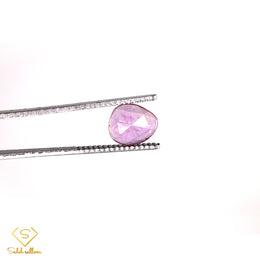 1.65 Ct Natural Pink Sapphire | Heated & Glass-Filled African Sapphire | Pear Cut Gemstone