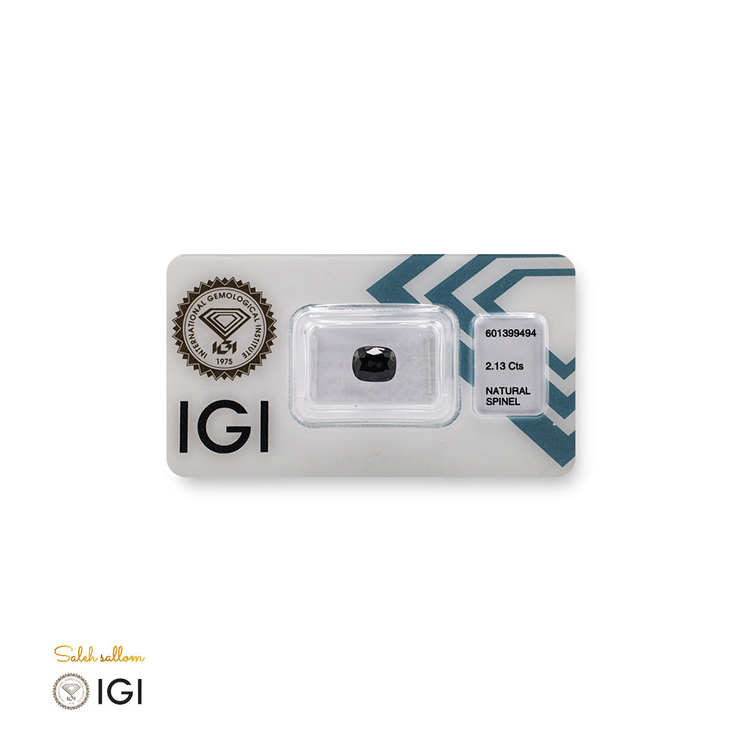 Natural Spinel – Certified by IGI | 2.13 Carats | Report No. 601399494