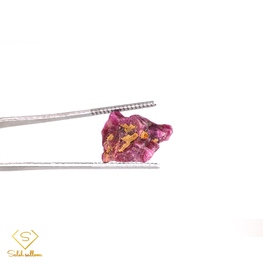 1.65 Ct Natural Purplish Red Ruby Rough Crystal | Unheated Tanzania Ruby Collector Specimen