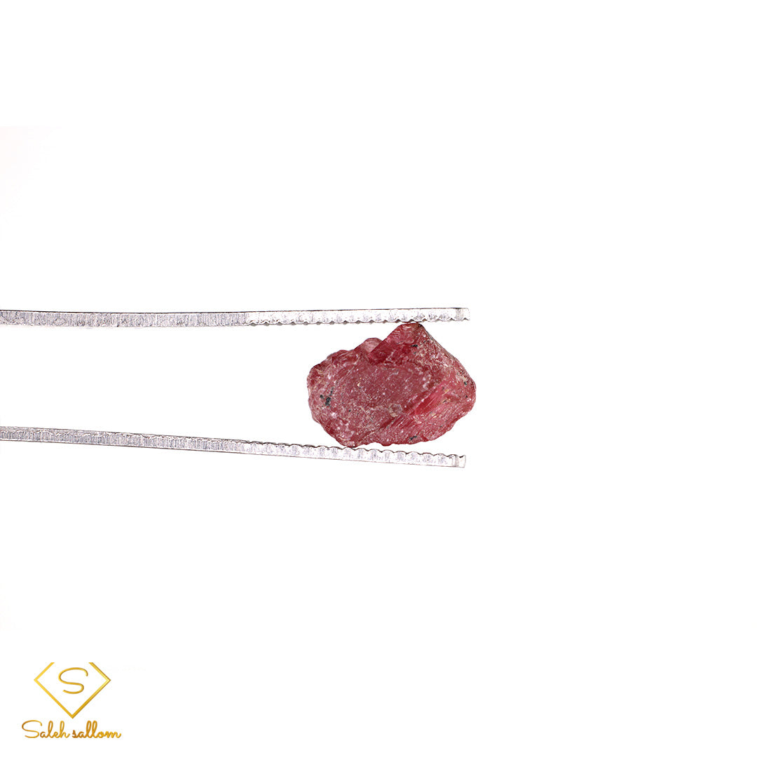 6.45 Ct Natural Red Ruby Rough Crystal | Unheated Tanzania Ruby Collector Gemstone Secondary image