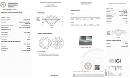 0.96 Carat D Color Lab Grown Diamond – Round Brilliant | IGI Certified-Saleh Sallom