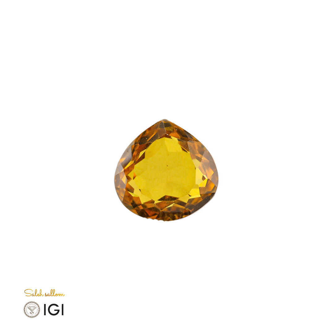 Natural Citrine – Certified by IGI | 24.40 Carats | Report No. 601399983