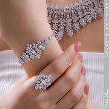 Silvarodium  | American Diamond Set | 03 CT