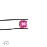 Pink Sapphire with Lead Glass – Certified by IGI | 1.76 Carat | Report No. 601399506