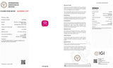 Pink Sapphire with Lead Glass – Certified by IGI | 1.76 Carat | Report No. 601399506