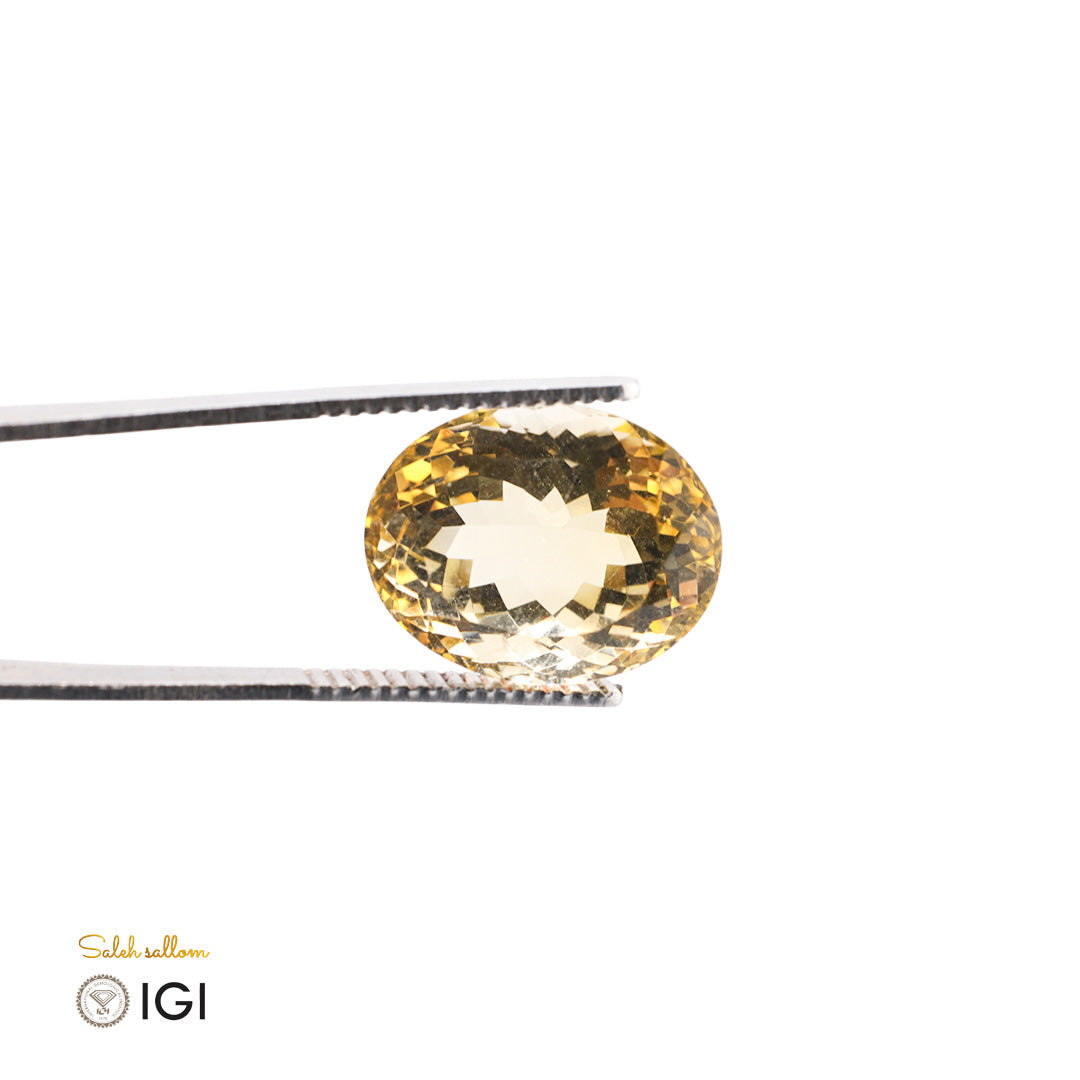 Natural Citrine – Certified by IGI | 19.14 Carats | Report No. 601399993