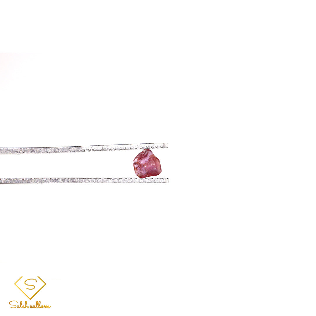 0.69 Ct Natural Pinkish Purple Sapphire Rough Crystal | Unheated Madagascar Sapphire Collector Gemstone Secondary image