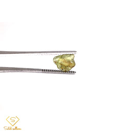 2.97 Ct Natural Green Sapphire Rough Crystal | Unheated Madagascar Sapphire Collector Gemstone