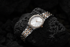 Dual-Tone Diamond Watch-Saleh Sallom