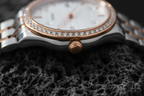 Dual-Tone Diamond Watch-Saleh Sallom