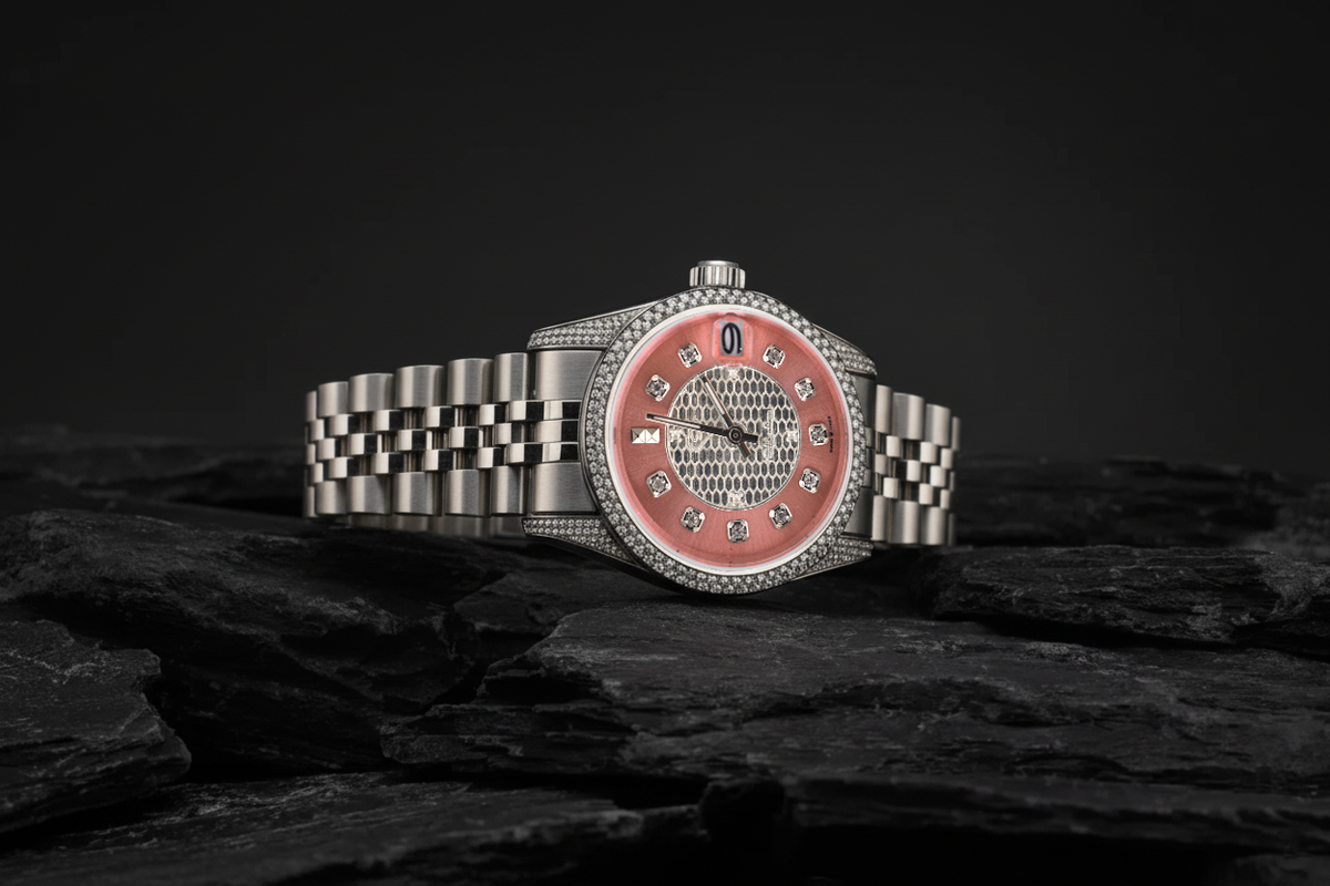 Hexa Elegance Diamond Watch-Saleh Sallom
