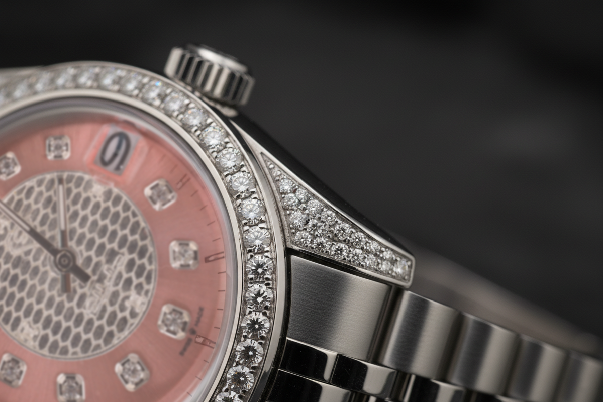 Hexa Elegance Diamond Watch-Saleh Sallom