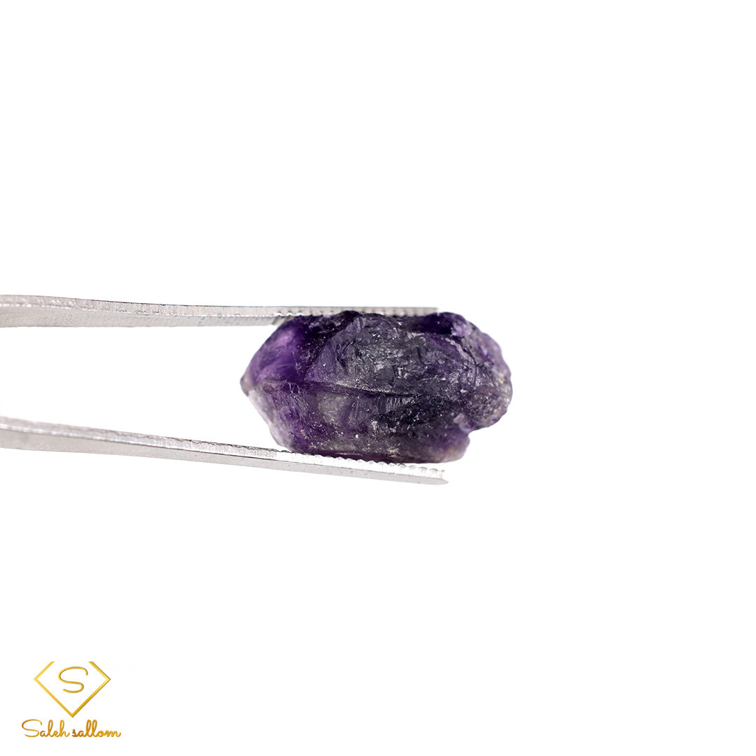 26.67 Ct Natural Amethyst Rough Crystal – Unheated Purple Uruguay Amethyst Specimen