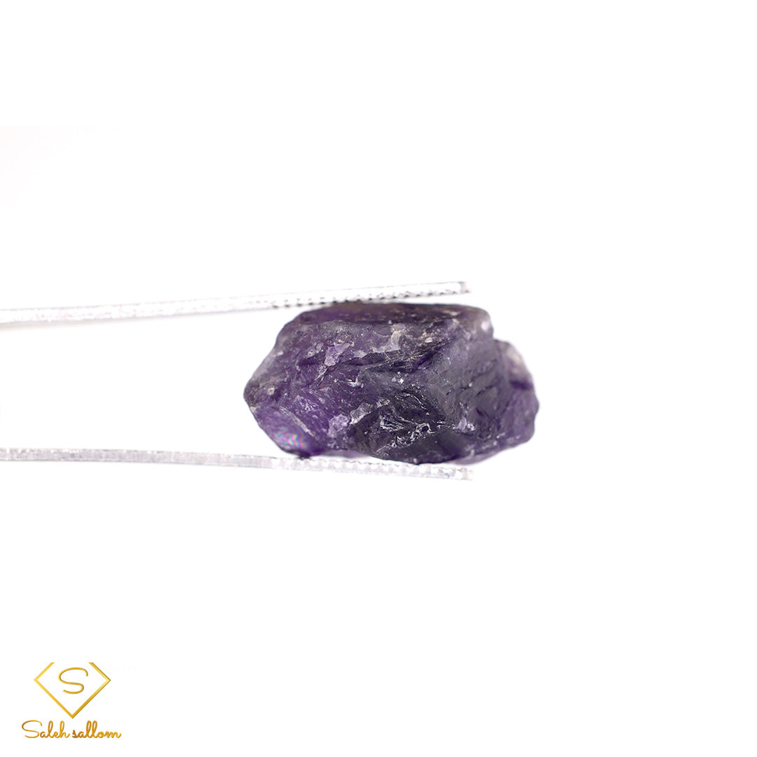 26.67 Ct Natural Amethyst Rough Crystal – Unheated Purple Uruguay Amethyst Specimen Secondary image
