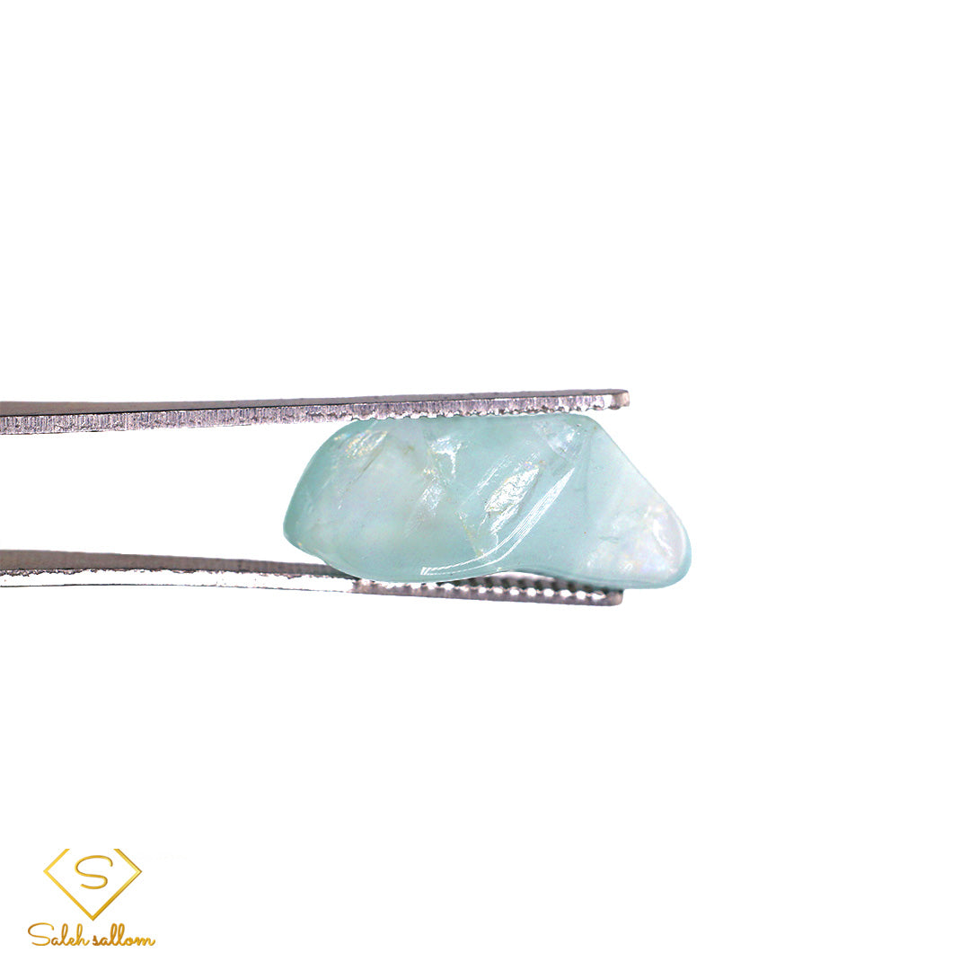 16.40 Ct Natural Aquamarine Rough Crystal | Unheated Greenish Blue Aquamarine Specimen