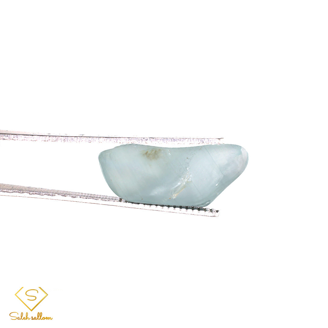 16.40 Ct Natural Aquamarine Rough Crystal | Unheated Greenish Blue Aquamarine Specimen Secondary image