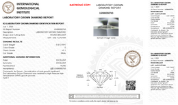 0.32 Carat E Color Lab Grown Diamond – Round Brilliant | IGI Certified-Saleh Sallom
