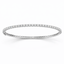 Diamond Tennis Bangle Bracelet in 18K White Gold-Saleh Sallom