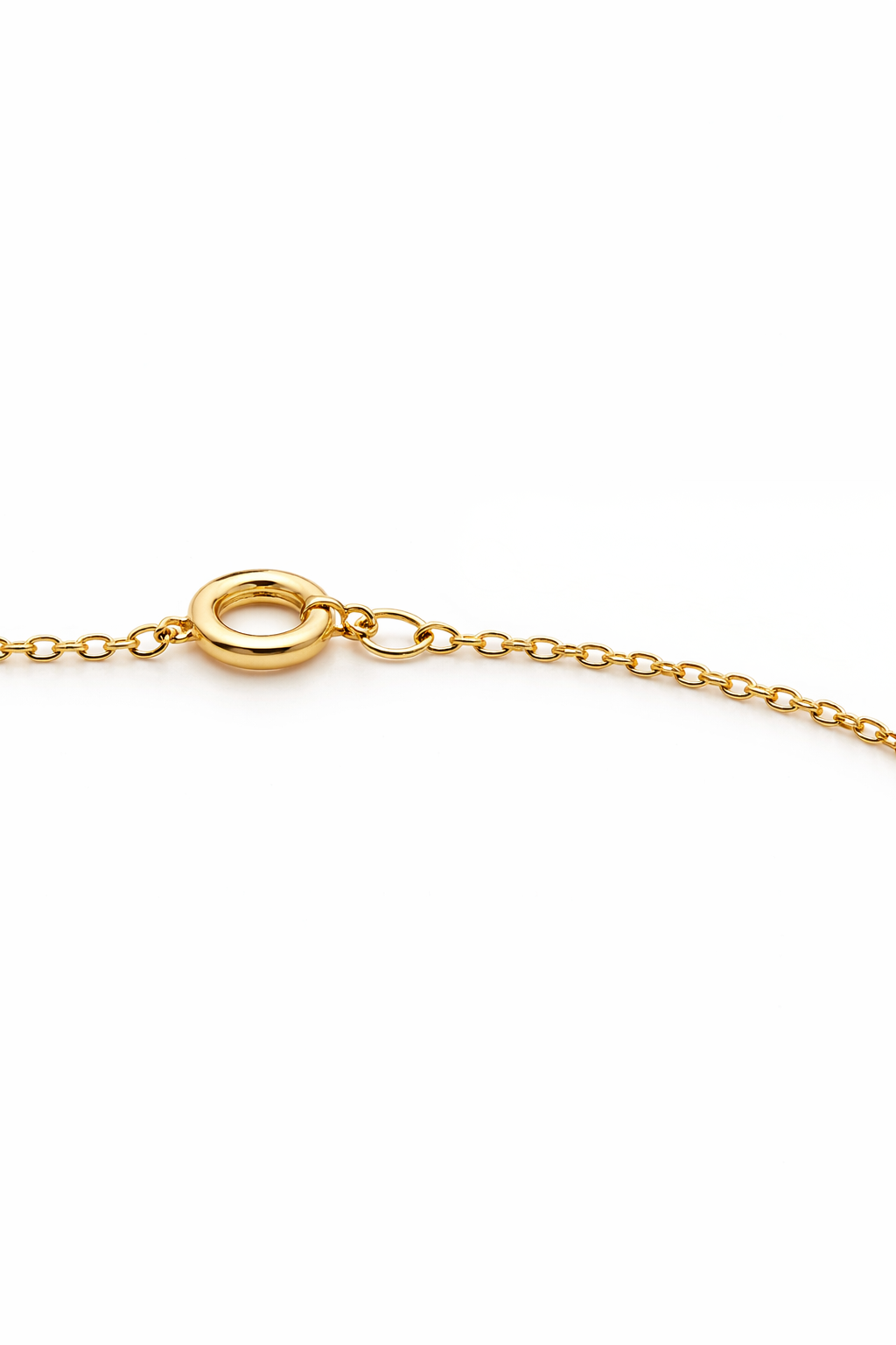 Butterfly American Diamond Bracelet in Gold-Plated Sterling Silver-Saleh Sallom