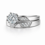 Rhodium-Plated Sterling Silver (Couple Set)-Saleh Sallom