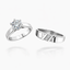 Rhodium-Plated Sterling Silver (Couple Set)-Saleh Sallom