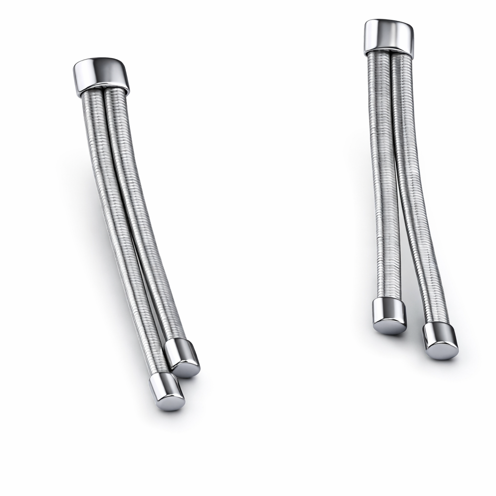 Minimal Elegance American Diamond Jewelry Set Rhodium-Plated Sterling Silver-Saleh Sallom