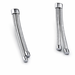 Minimal Elegance American Diamond Jewelry Set Rhodium-Plated Sterling Silver-Saleh Sallom