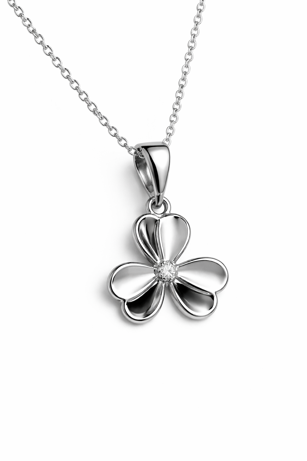 Eterna Bloom Natural Diamond Necklace White Gold 18K – Fine Jewelry-Saleh Sallom