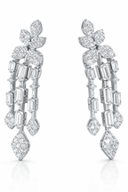18K White Gold with Natural Diamonds Set-Saleh Sallom