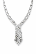 18K White Gold with Natural Diamonds-Saleh Sallom