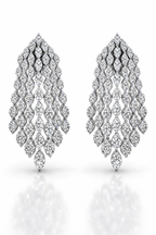 18K White Gold with Natural Diamonds-Saleh Sallom