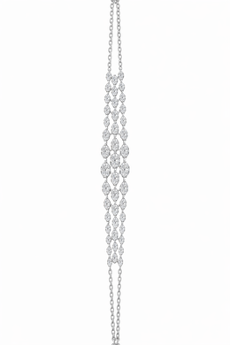 18K White Gold with Natural Diamonds-Saleh Sallom