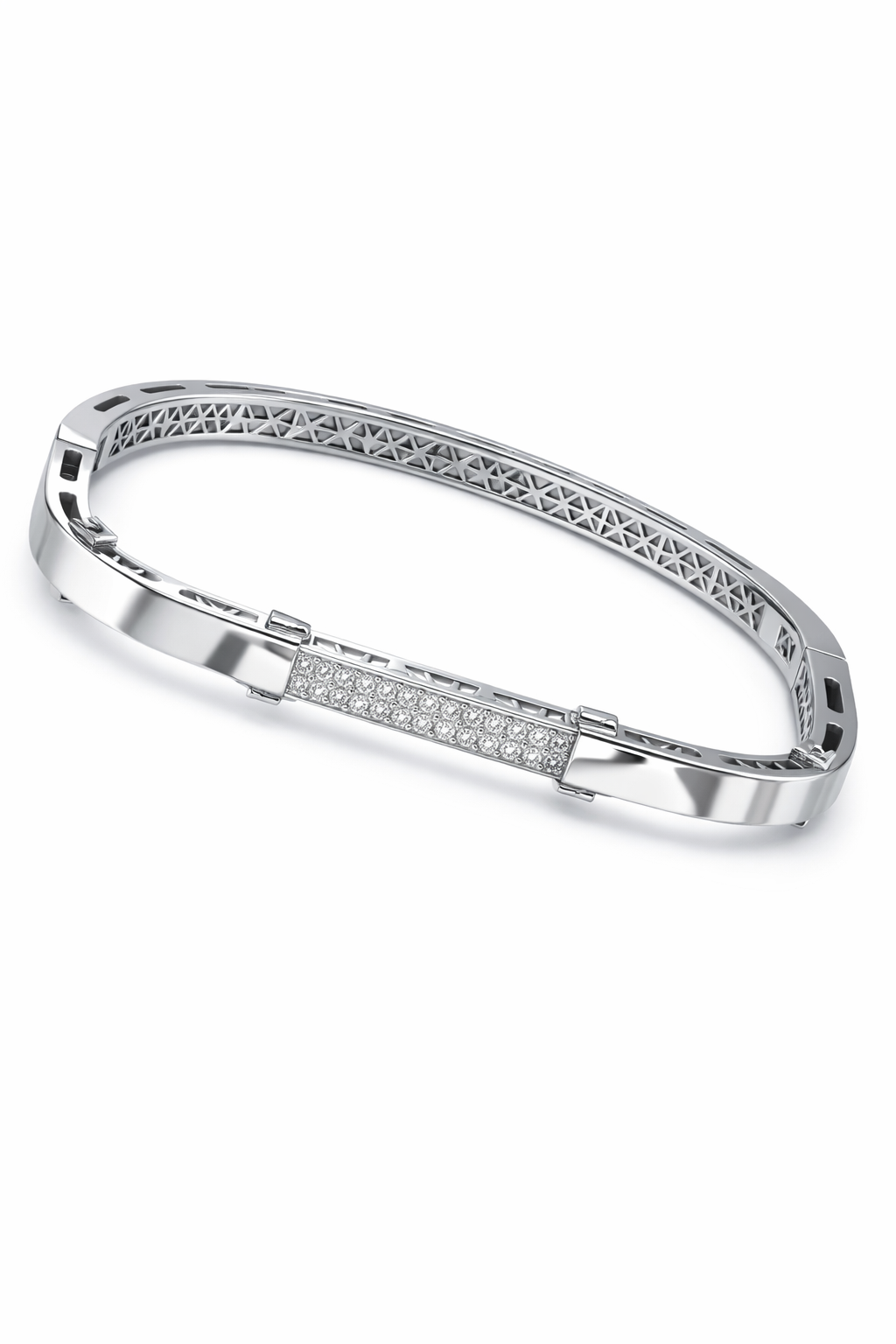 Natural Diamond ID Bracelet-Saleh Sallom