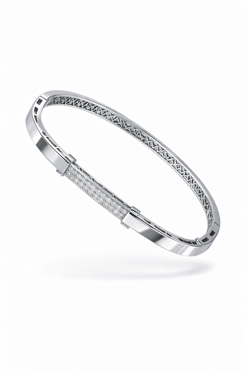 Natural Diamond ID Bracelet-Saleh Sallom