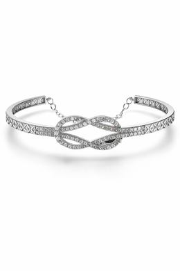 Interlaced Diamond Infinity Bracelet-Saleh Sallom