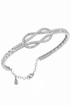 Interlaced Diamond Infinity Bracelet-Saleh Sallom