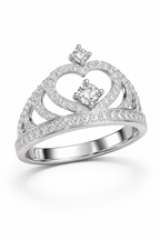 18K White Gold with Laboratory-Grown Diamonds-Saleh Sallom