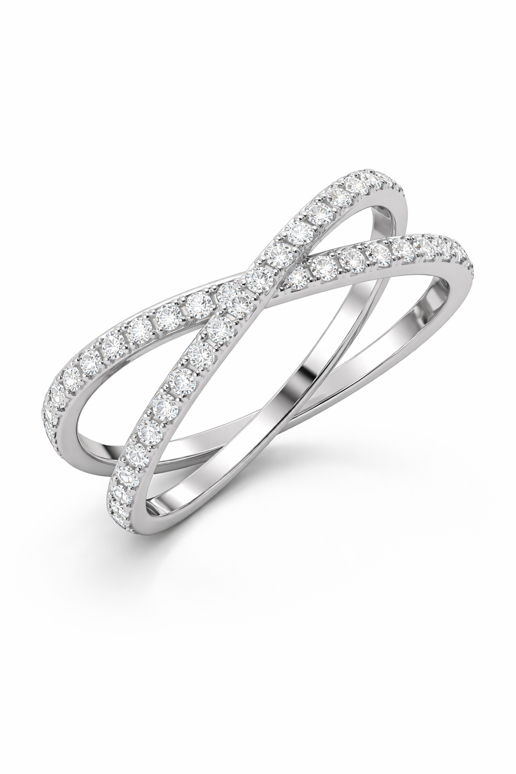 Lab-Grown Diamond Interlaced Ring-Saleh Sallom