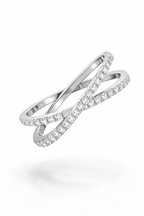 Lab-Grown Diamond Interlaced Ring-Saleh Sallom